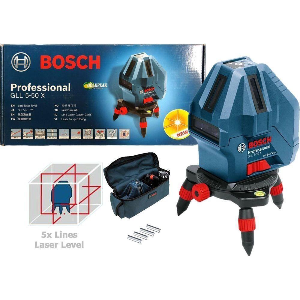 Bosch GLL 5-50 X Line Laser Level - Goldpeak Tools PH Bosch Bosch GLL 5-50 X Line Laser Level - Goldpeak Tools PH Bosch